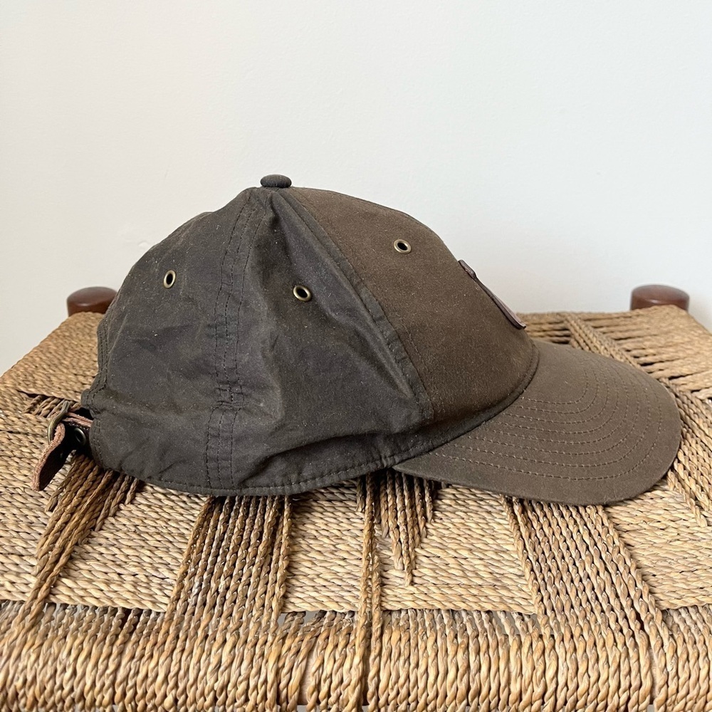 Polo Ralph Lauren Hat Men’s Brown Oilcloth Wax Hat Guide Sportsman Hunting - Picture 5 of 9